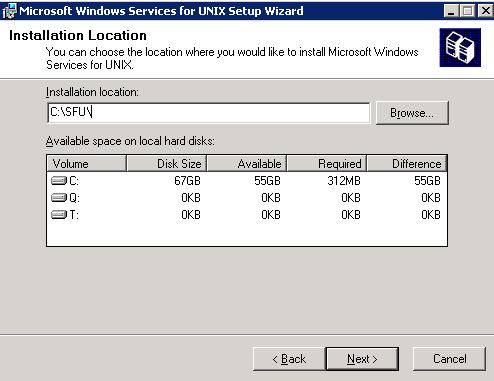 Installare Windows Service for Unix su Windows 2003 Server