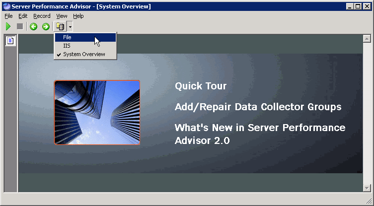 Tool Microsoft ® Windows Server ™ 2003 Performance Advisor