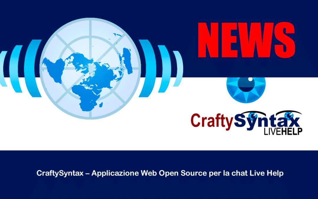 CraftySyntax – Applicazione Web Open Source per la chat Live Help