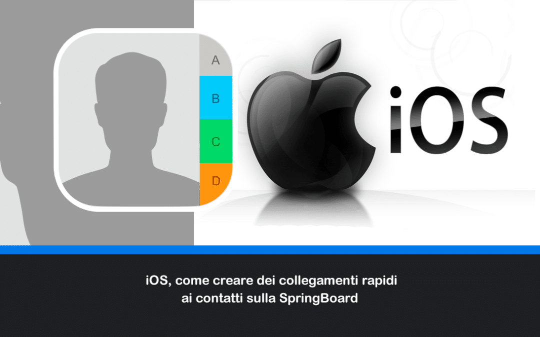 iOS, come creare dei collegamenti rapidi ai contatti sulla SpringBoard