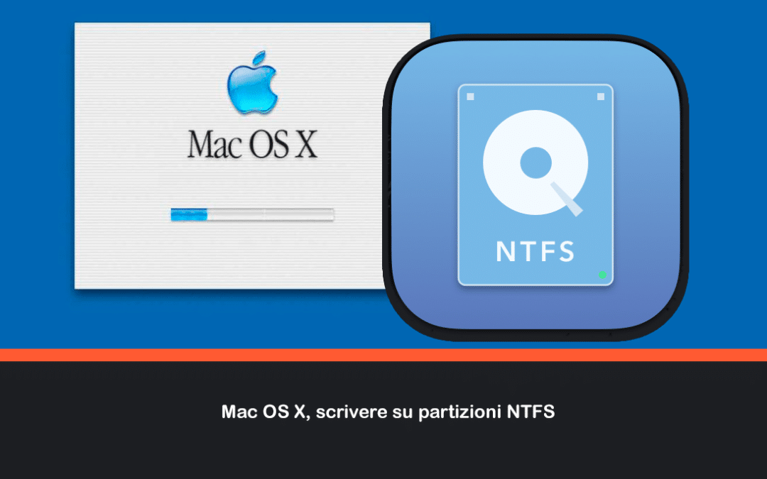 Mac OS X, scrivere su partizioni NTFS