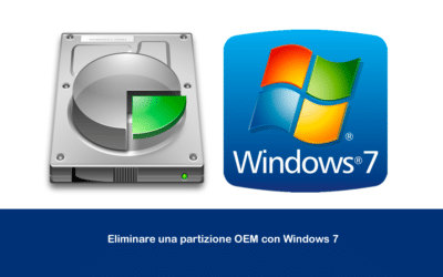 Eliminare una partizione OEM con Windows 7