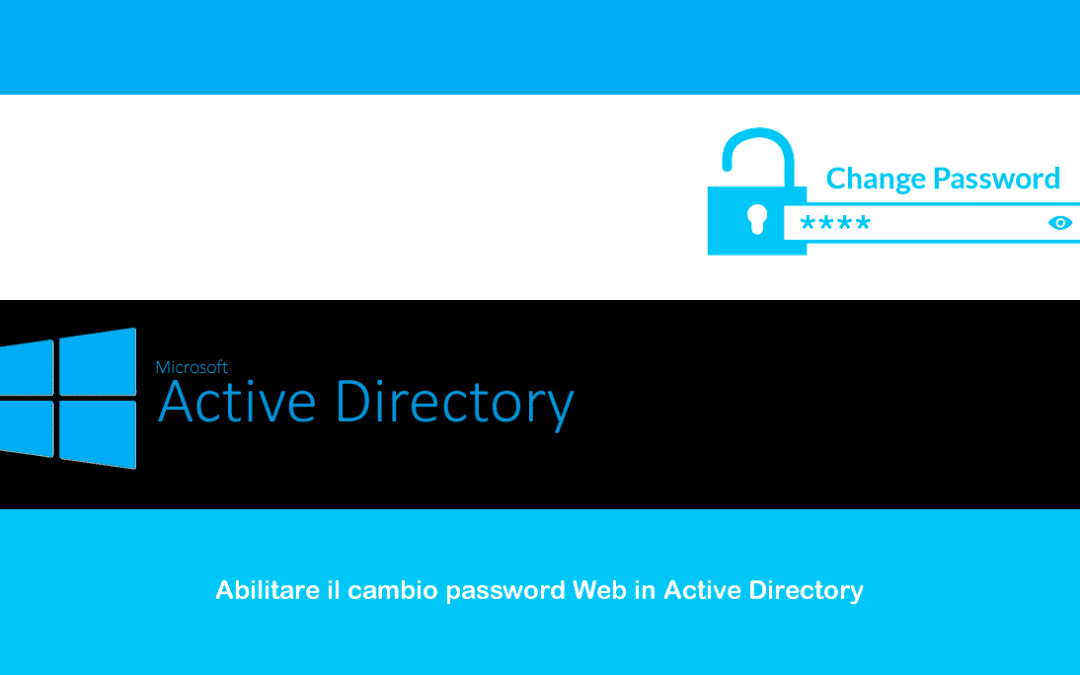 Abilitare il cambio password Web in Active Directory