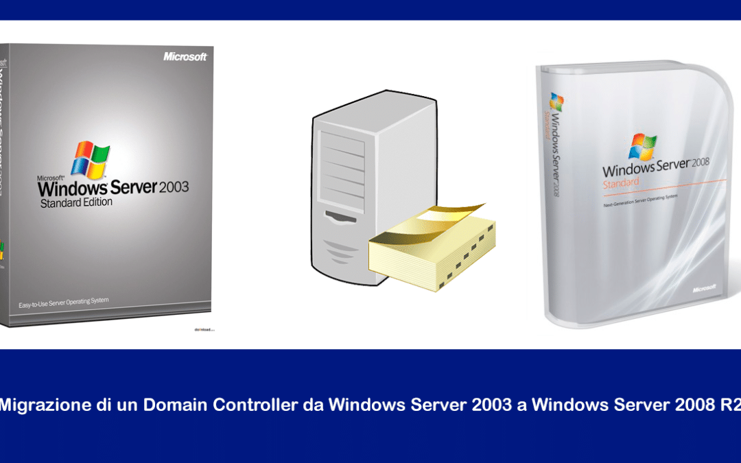 Migrazione di un Domain Controller da Windows Server 2003 a Windows Server 2008 R2