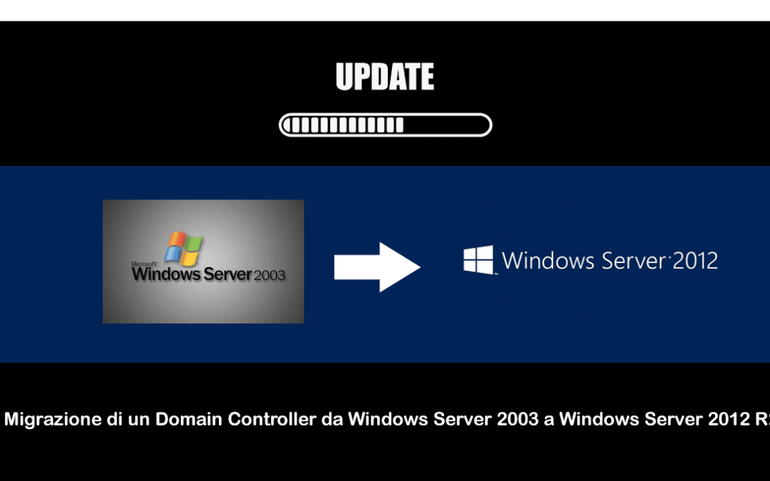 Migrazione di un Domain Controller da Windows Server 2003 a Windows Server 2012 R2