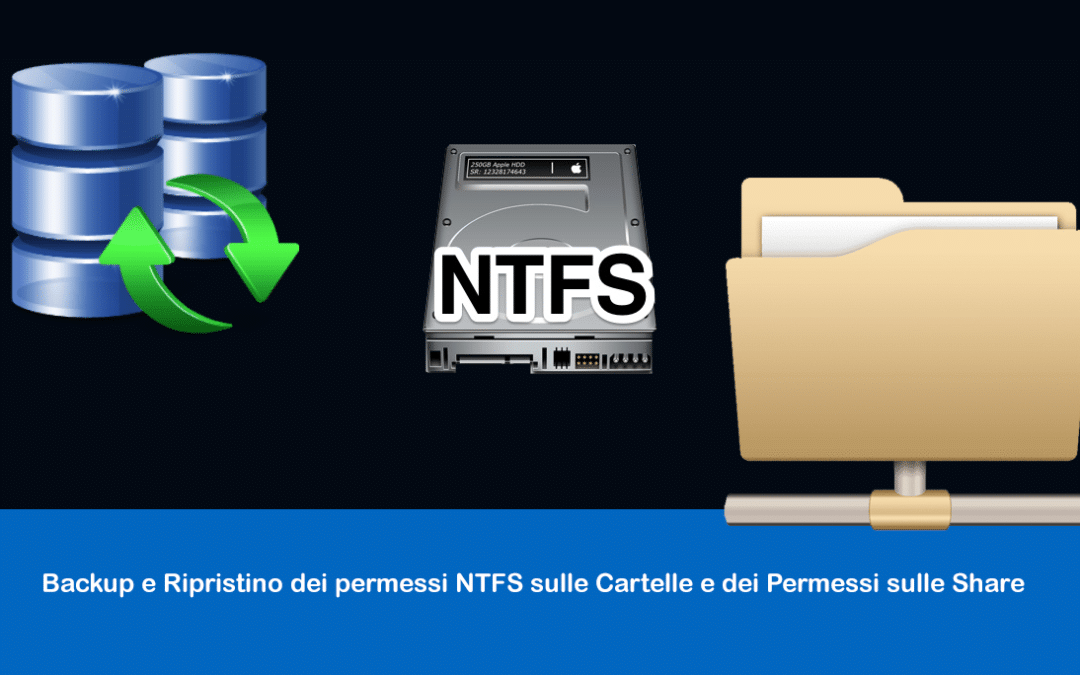 Backup e Ripristino dei permessi NTFS sulle Cartelle e dei Permessi sulle Share