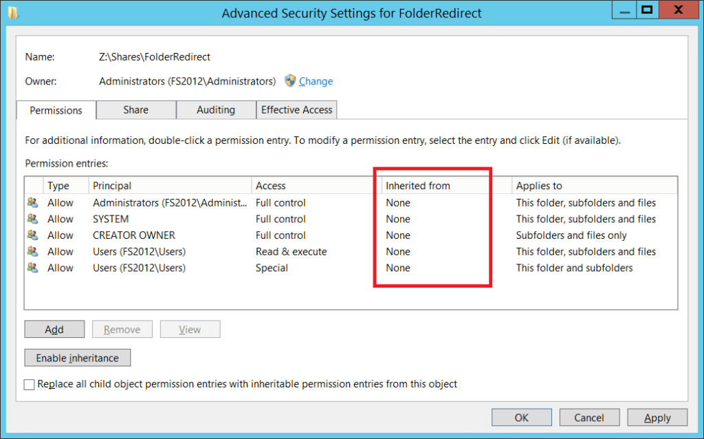 Configurare Il Folder Redirection In Windows Server 2012 R2