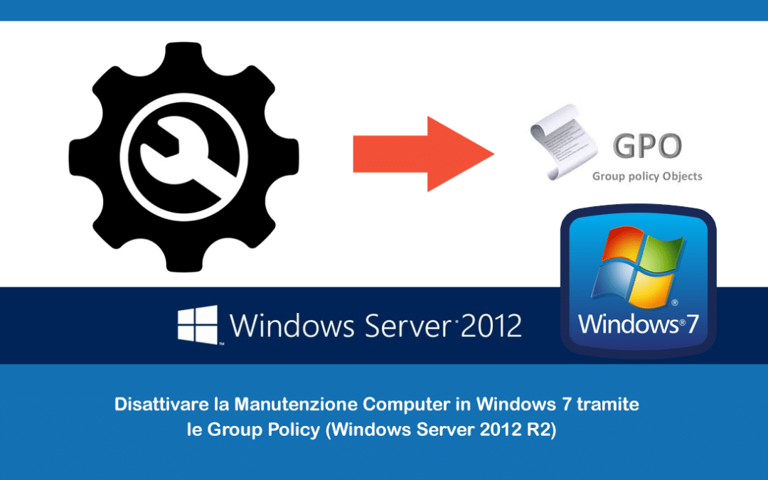 Disattivare la Manutenzione Computer in Windows 7 tramite le Group Policy (Windows Server 2012 R2)
