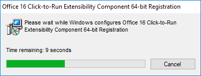 Errore Office 365 - Office 16 Click-to-Run Extensibility Component 64-bit Registration