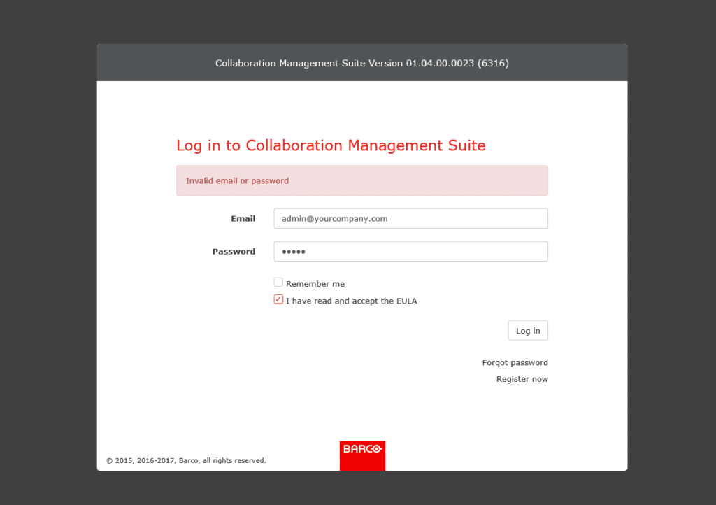 Installazione e Configurazione Base del Barco Collaboration Management Suite