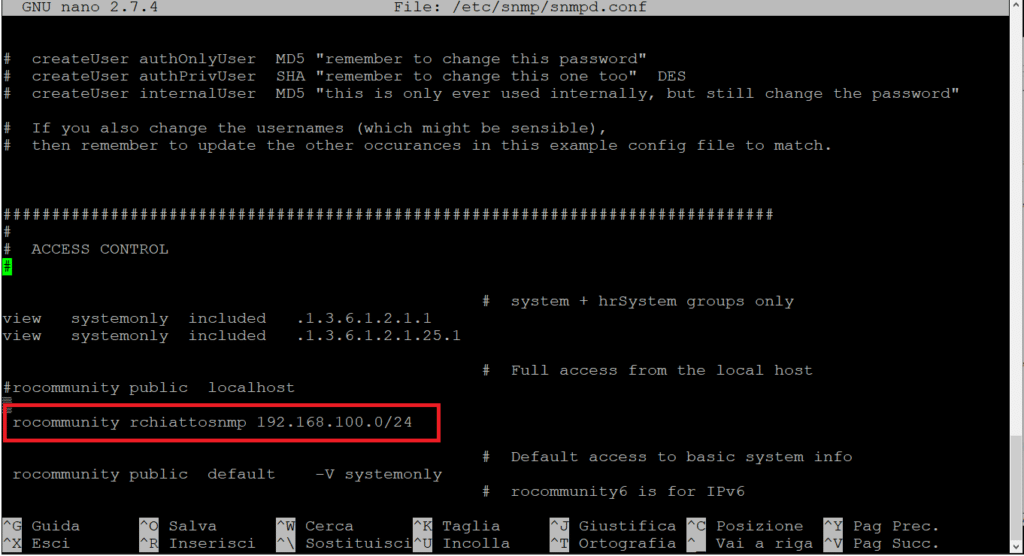 Installazione e Configurazione del demone SNMP su Raspberry Pi per il monitoraggio Remoto