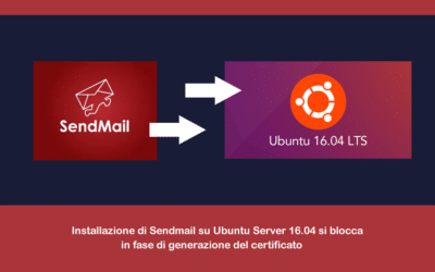 Installazione di Sendmail su Ubuntu Server 16.04 si blocca in fase di generazione del certificato