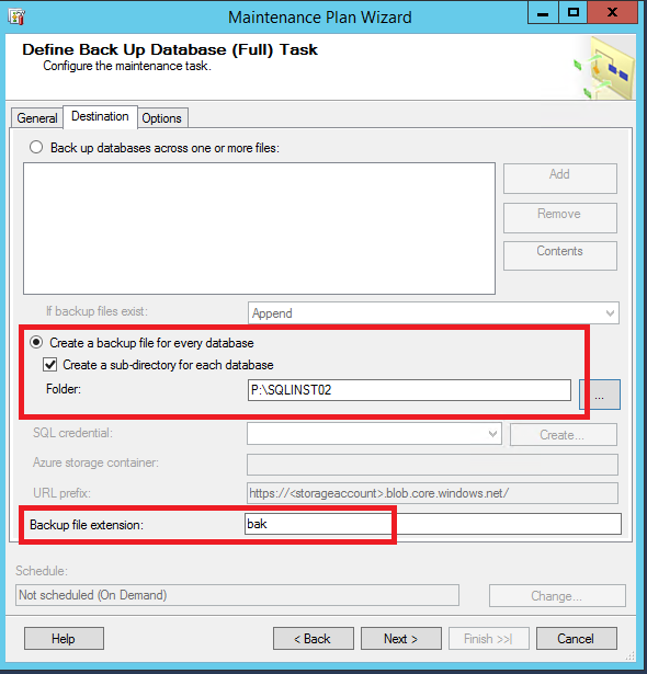 Configurazione Backup Automatico dei Database in Microsoft SQL Server 2016 Standard Edition