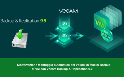 Disattivazione Montaggio automatico dei Volumi in fase di Backup di VM con Veeam Backup & Replication 9.x
