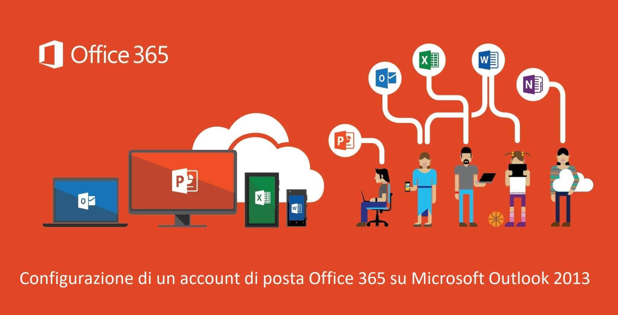 Configurazione di un account Office 365 su Microsoft Outlook 2013