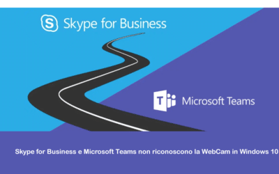 Skype for Business e Microsoft Teams non riconoscono la WebCam in Windows 10