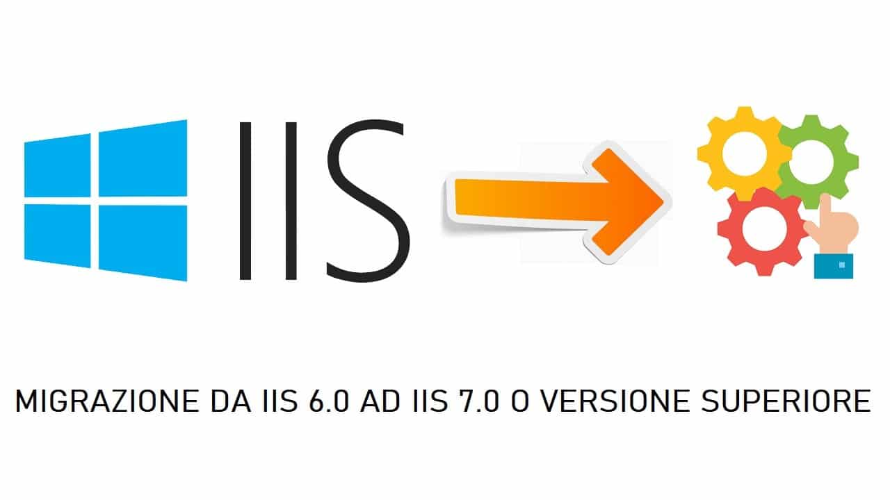 Migrazione Siti Web da IIS 6.0 a IIS 7.0 o Superiore