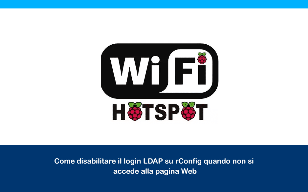 Configurazione del Raspberry Pi 3 come Access Point utilizzando RaspAP