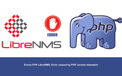 Errore LibreNMS: Error caused by PHP version mismatch