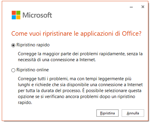 Microsoft Office 365 non permette l'apertura dei file in rete