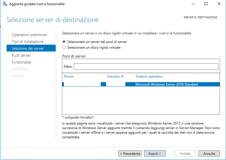 Installazione e Configurazione del Servizio Licenze Desktop Remoto in Windows Server 2016