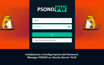 Installazione e Configurazione del Password Manager PSONO su Ubuntu Server 18.04