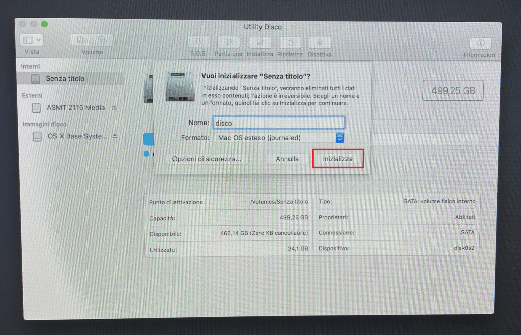 Clonazione Hard Disk in Apple iMac per sostituzione con Hard Disk SSD