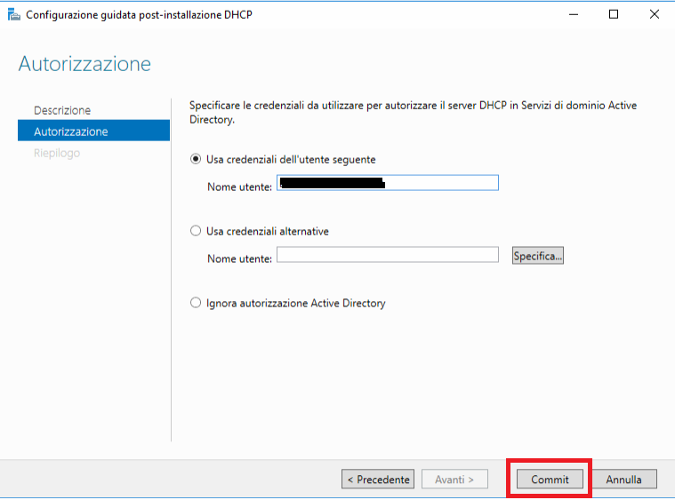 Installazione e Configurazione del ruolo DHCP Server in Windows Server 2016