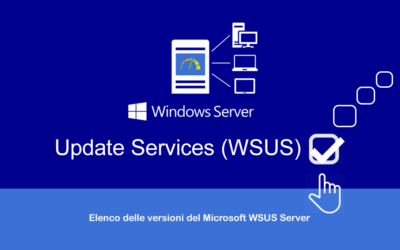 Elenco delle versioni del Microsoft WSUS Server