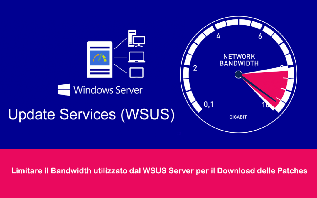Limitare il Bandwidth utilizzato dal WSUS Server per il Download delle Patches