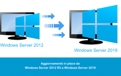 Aggiornamento in place da Windows Server 2012 R2 a Windows Server 2019