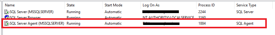 Microsoft SQL Server 2019: SQL Server Agent non può essere avviato - motivo: impossibile connettersi al server locale