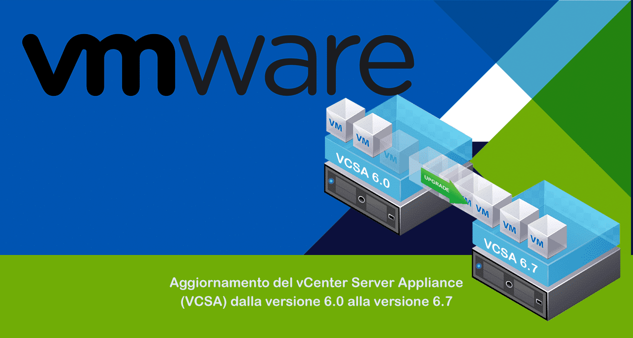Aggiornamento del vCenter Server Appliance (VCSA) dalla versione 6.0 alla versione 6.7
