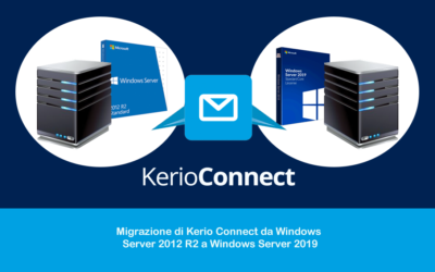 Migrazione di Kerio Connect da Windows Server 2012 R2 a Windows Server 2019