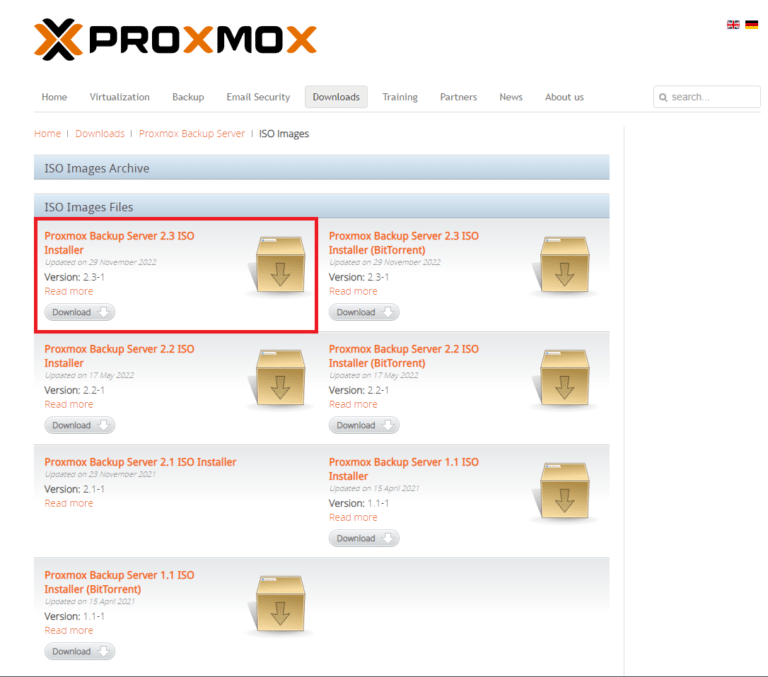 Installazione E Configurazione Base Di Proxmox Backup Server ...