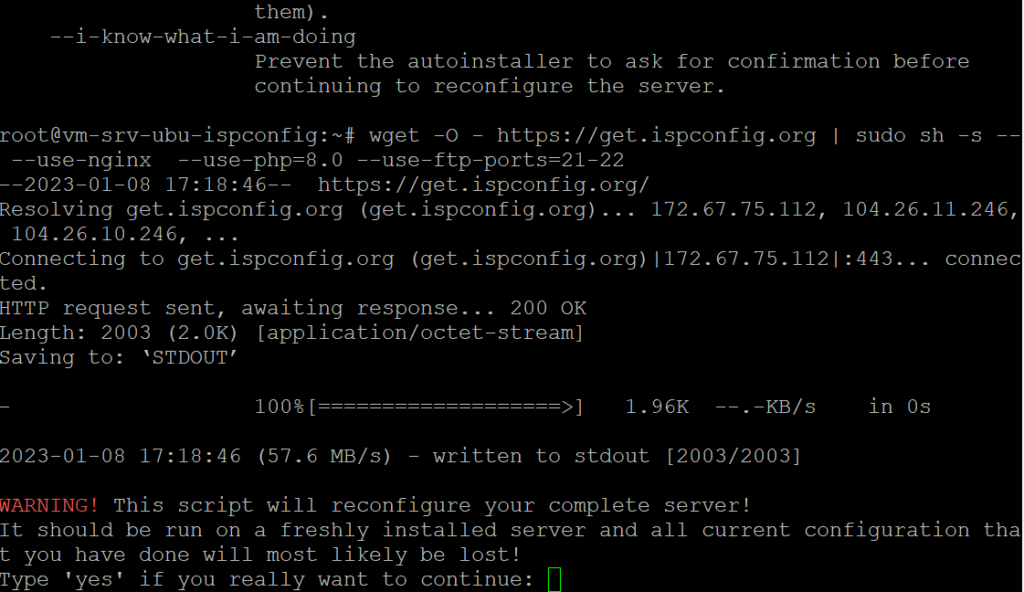 Installazione e Configurazione di ISPConfig su Ubuntu Server 22.04