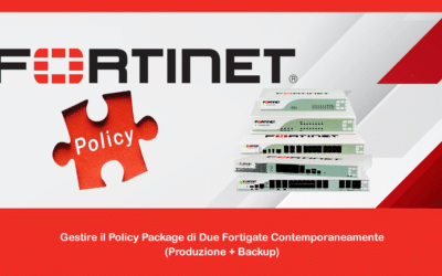 Gestire il Policy Package di Due Fortigate Contemporaneamente (Produzione + Backup)