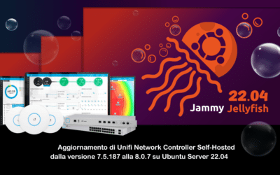Aggiornamento di Unifi Network Controller Self-Hosted dalla versione 7.5.187 alla 8.0.7 su Ubuntu Server 22.04
