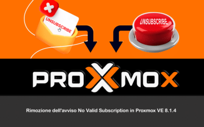 Rimozione dell’avviso No Valid Subscription in Proxmox VE 8.1.4