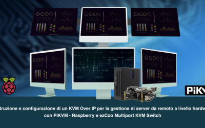 Costruzione e configurazione di un KVM Over IP per la gestione di server da remoto a livello hardware con PiKVM – Raspberry e ezCoo Multiport KVM Switch