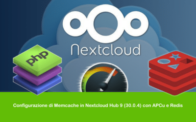 Configurazione di Memcache in Nextcloud Hub 9 (30.0.4) con APCu e Redis