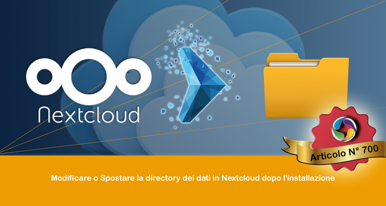 Modificare o Spostare la Directory dei dati in Nextcloud dopo l’installazione
