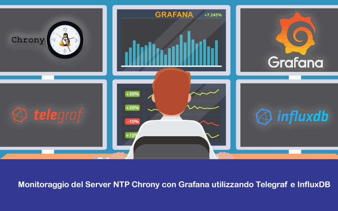 Monitoraggio del Server NTP Chrony con Grafana utilizzando Telegraf e InfluxDB