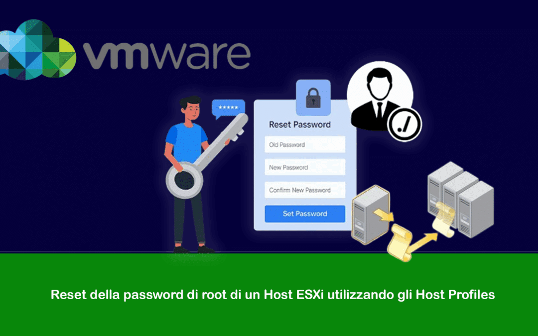 Reset della password di root di un Host ESXi utilizzando gli Host Profiles