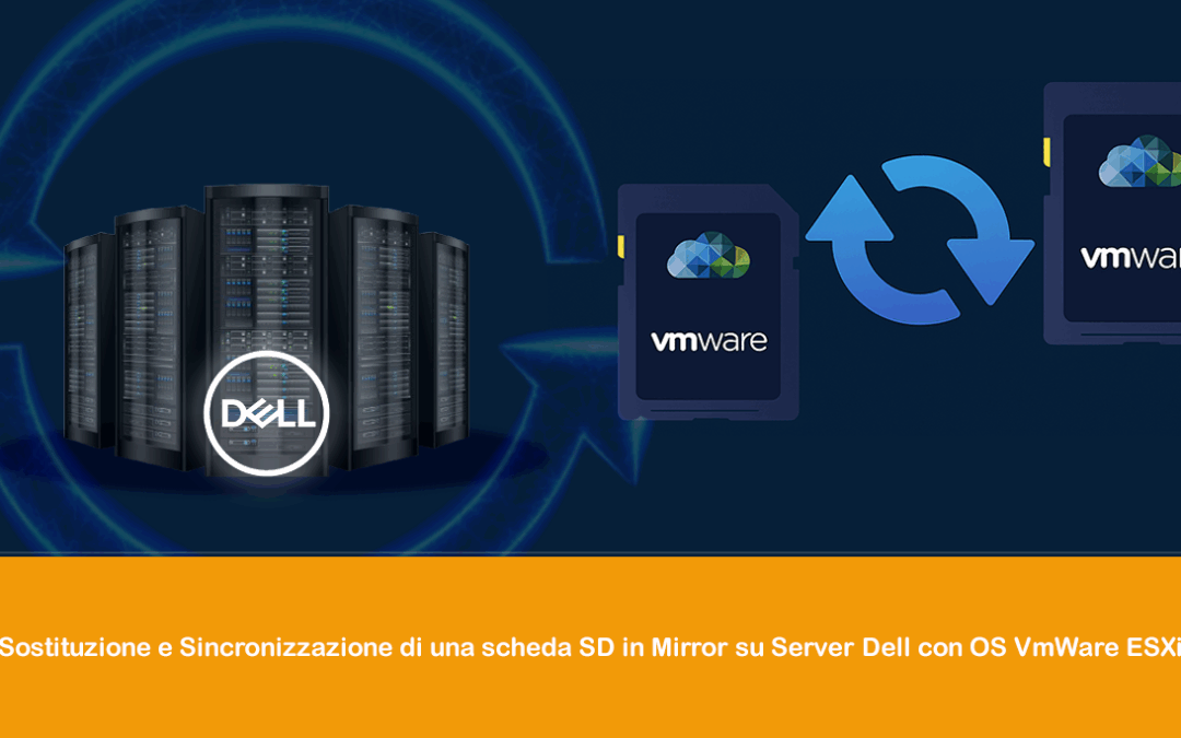 Sostituzione e Sincronizzazione di una scheda SD in Mirror su Server Dell con OS VmWare ESXi