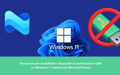 Procedura per disabilitare i dispositivi di archiviazione USB su Windows 11 utilizzando Microsoft Intune