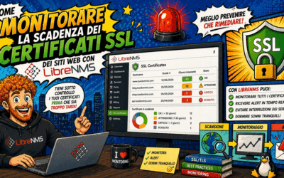 Come monitorare la scadenza dei certificati SSL dei siti web con LibreNMS