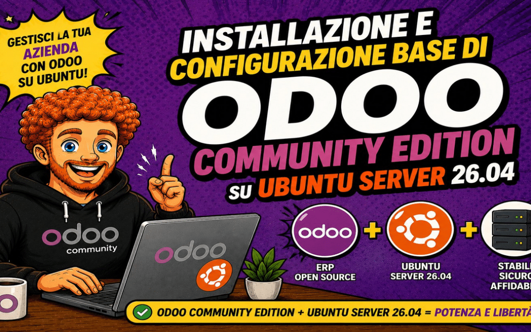 Installazione e Configurazione Base di Odoo Community Edition su Ubuntu Server 26.04