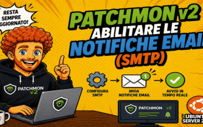 PatchMon v2 — Abilitare le notifiche email (SMTP)