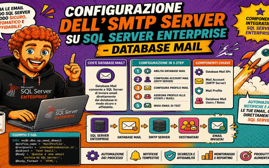 Configurazione dell’SMTP Server su SQL Server Enterprise – Database Mail
